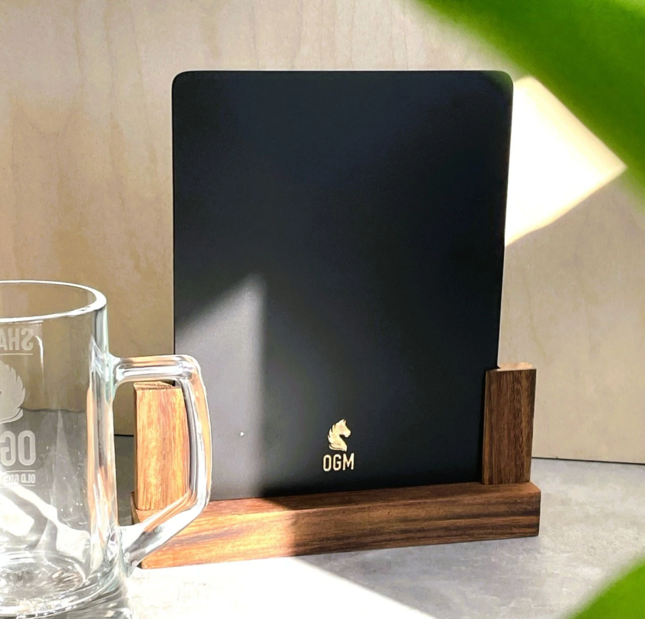 Branded Wooden Chalk Board