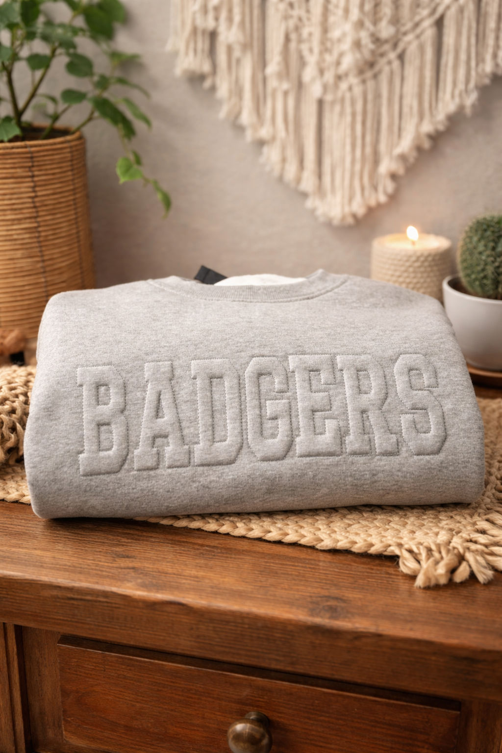 Custom Puff Embroidery Sweatshirt